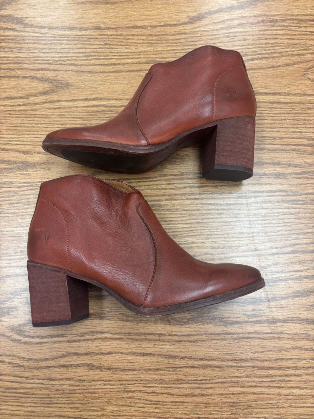 Frye Leather heeled ankle boots